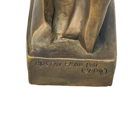 Vintage 1980 Swept Away by David Fisher 12" Bronze Austin Productions Sculpture - Picture 7 of 7